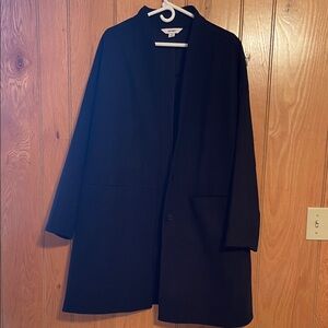Old Navy Classic Black Overcoat